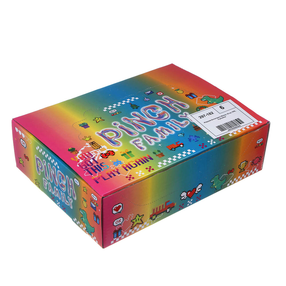 Игрушка Антистресс Мялка, 10см, TPR, 4 дизайна, арт.№ 297-182