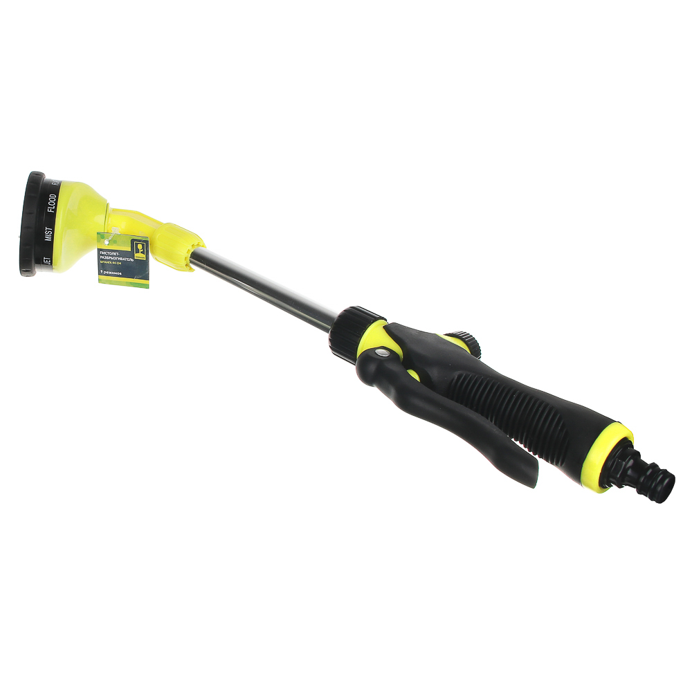 INBLOOM PROF+ Пистолет садовый для полива, форсунка для регулирования струи, сплав цинка, пластик, арт.№ 161-014