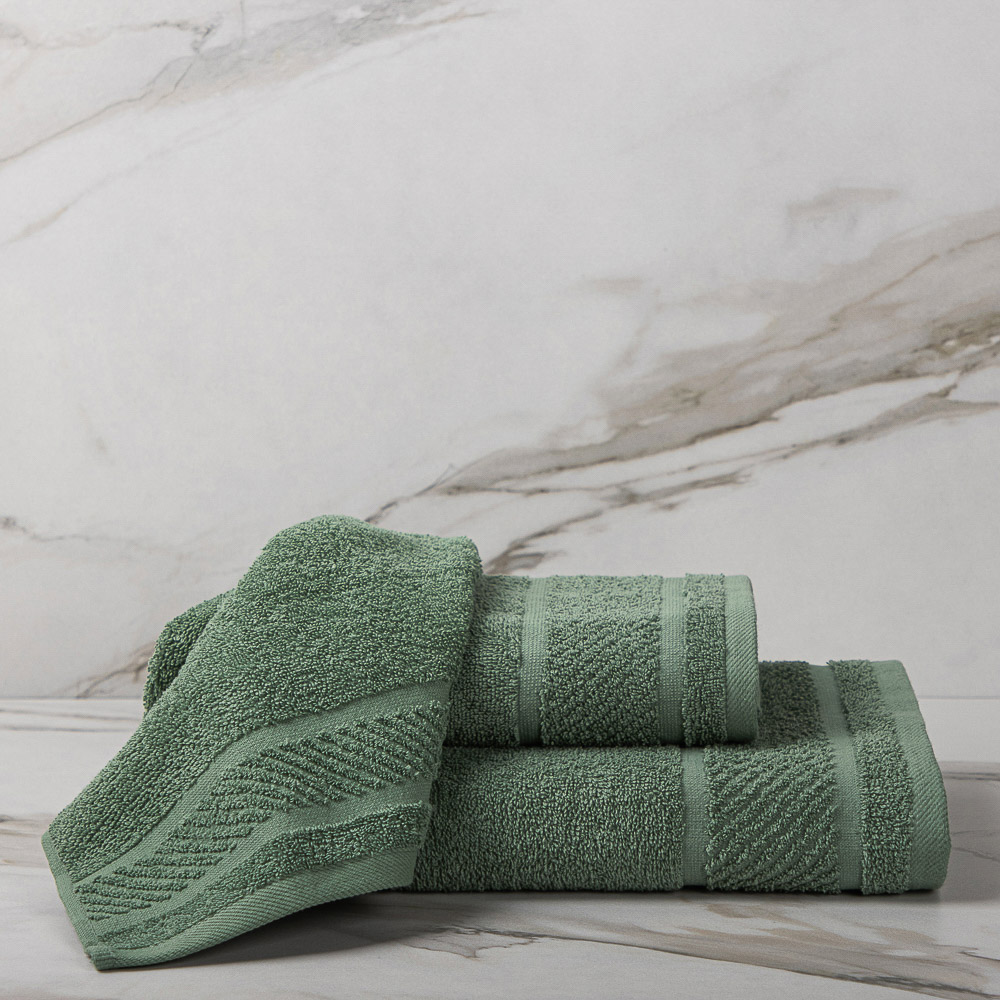 PROVANCE Виана Полотенце махровое, 100% хлопок, 50х90см, зеленый, арт.2, арт.№ 484-113