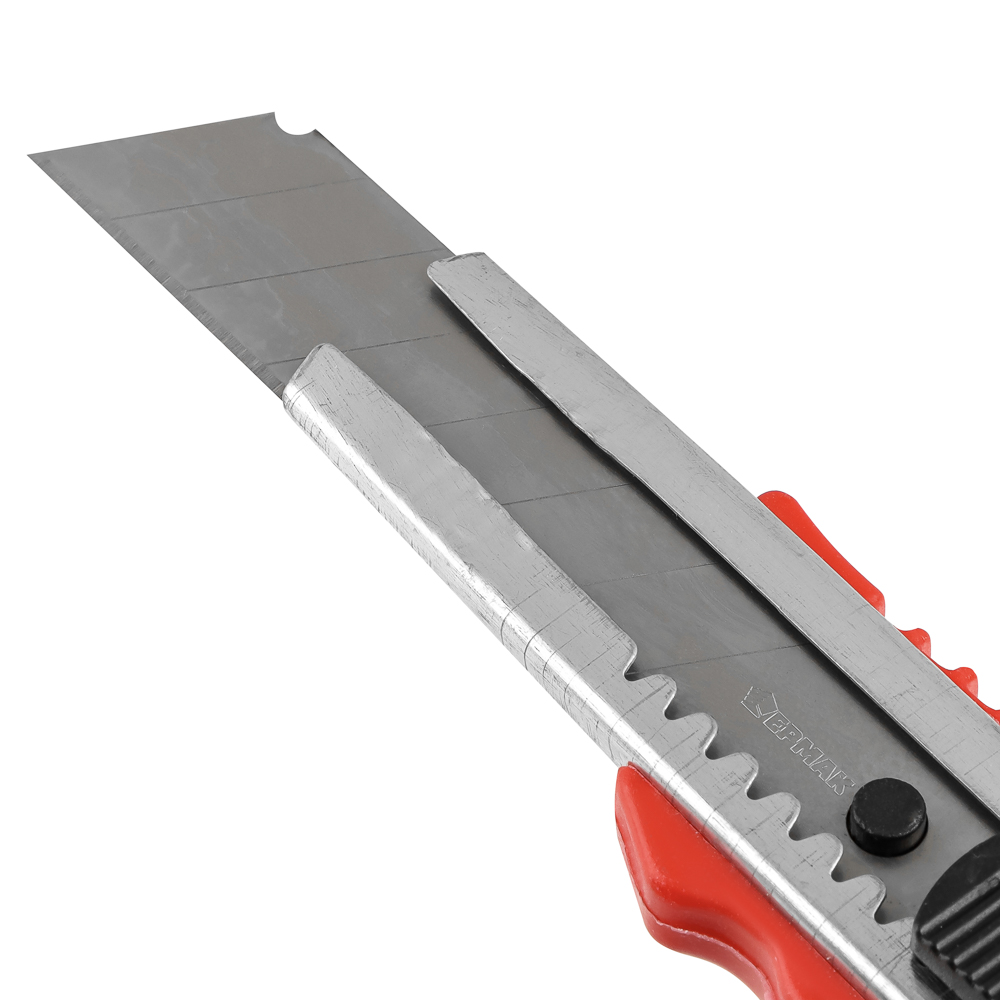 ЕРМАК Нож универсальный 18мм, метал.направ., Autolock, пластик, блистер, арт.№ 685-018