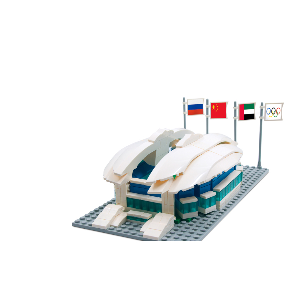 BY Русские Супергерои Конструктор "Стадион Фишт", 395-418 деталей, ABS, 30х20х6см, арт.№ 265-644