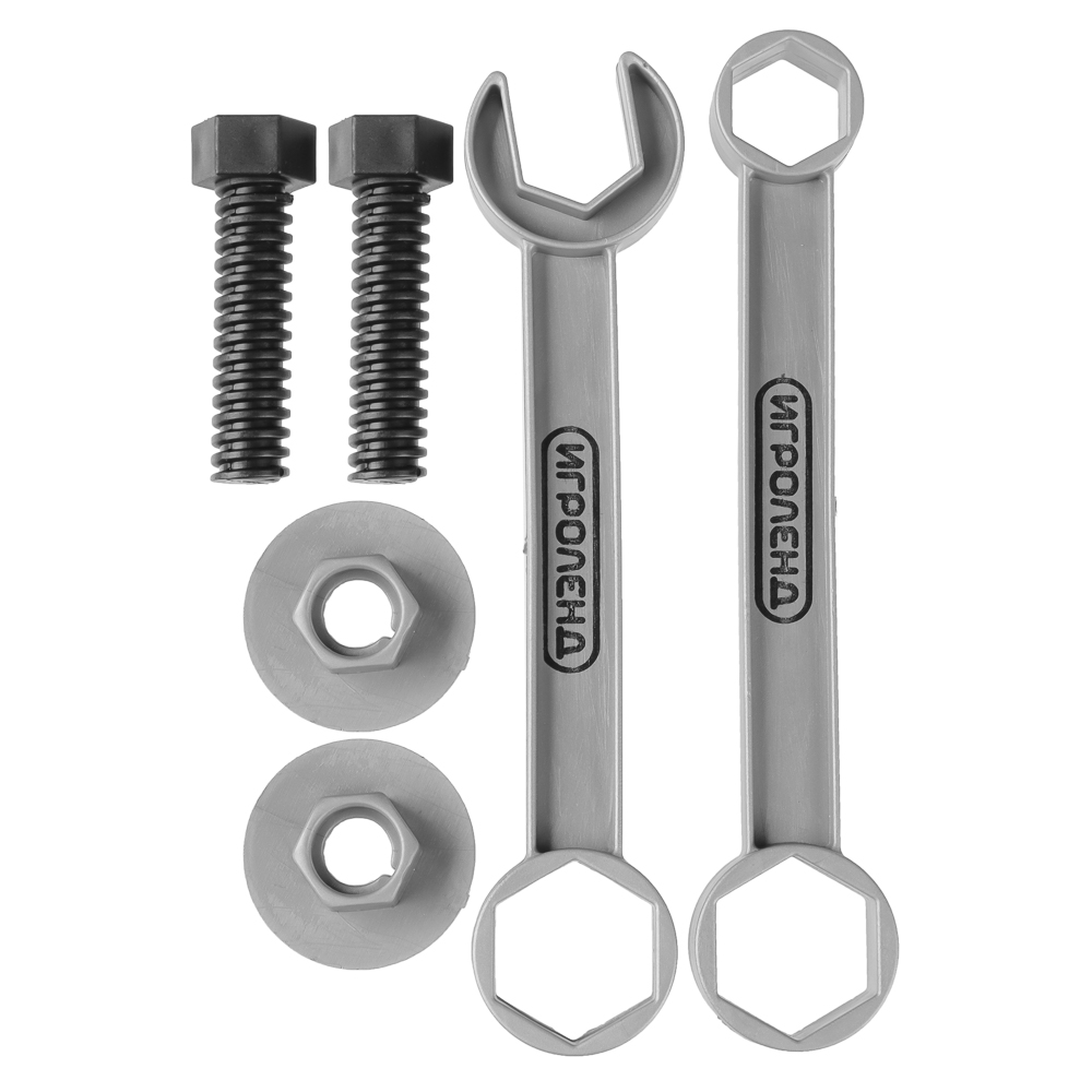 ИГРОЛЕНД Набор инструментов ключи и гайки, PP, 10х20х2 см, арт.№ 276-147