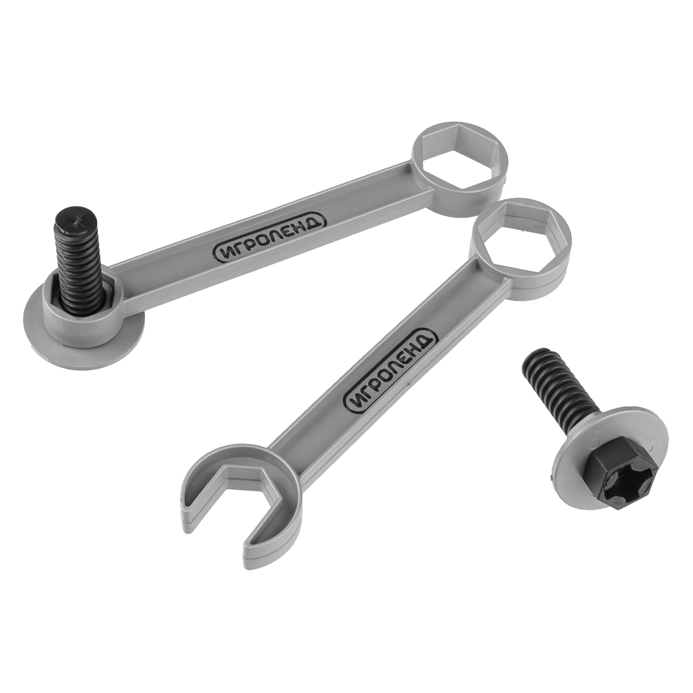 ИГРОЛЕНД Набор инструментов ключи и гайки, PP, 10х20х2 см, арт.№ 276-147