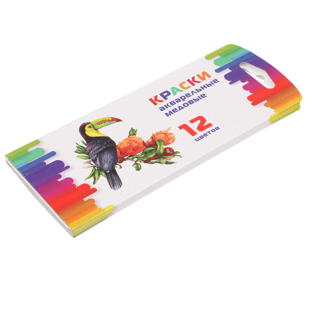 Акварель 12цв. ClipStudio без кисти, в картонной упаковке, гибкий пластик, арт.№ 231-094