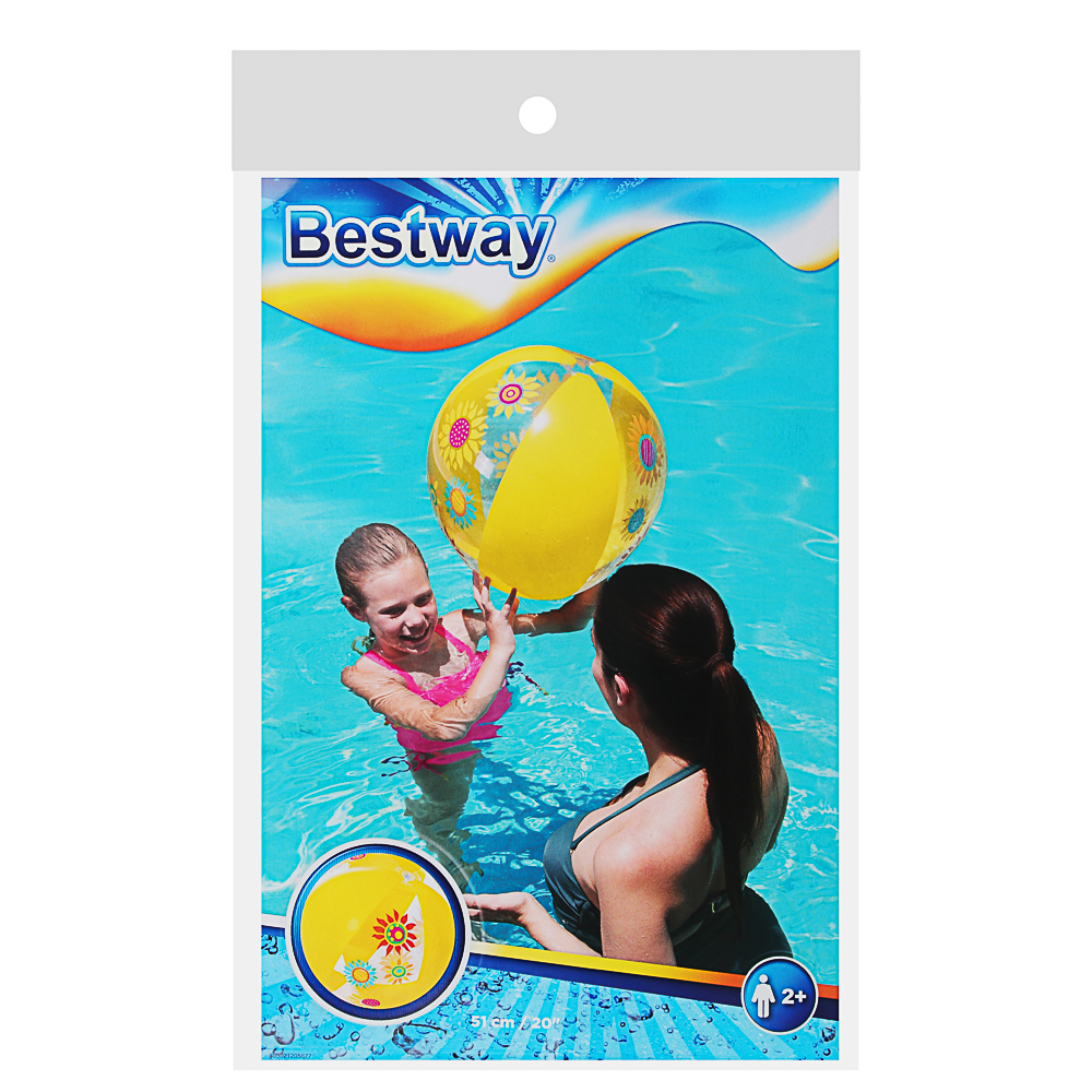 BESTWAY Пляжный мяч GROOVE 'N SPLASH, 51см, 31036, арт.№ 037-007