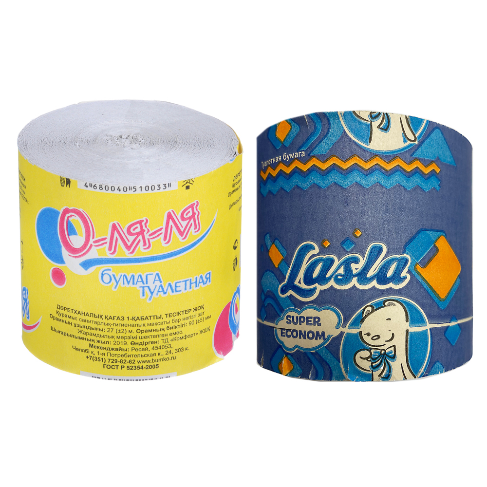 Туалетная бумага "Оля-ля-ля", 1шт., арт.№ 918-009