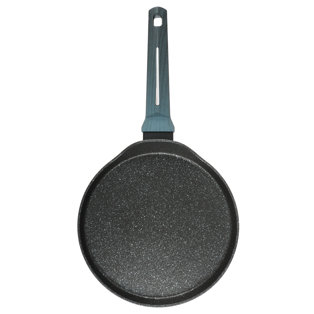 SATOSHI Гардан Сковорода литая блинная d24см, антипригарное покрытие мрамор, индукция, арт.№ 846-674