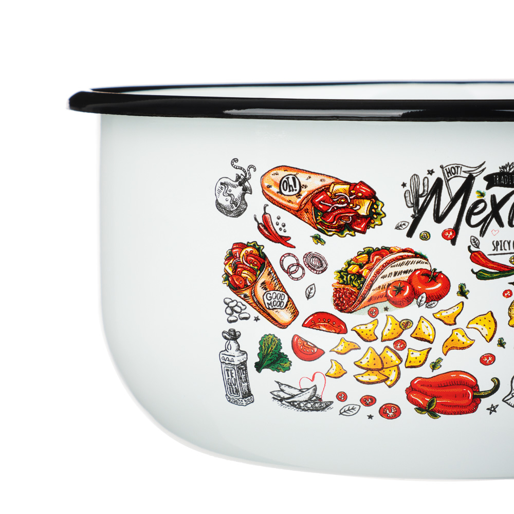 Мексика Ковш эмалированный 1,5л, арт.№ 894-554