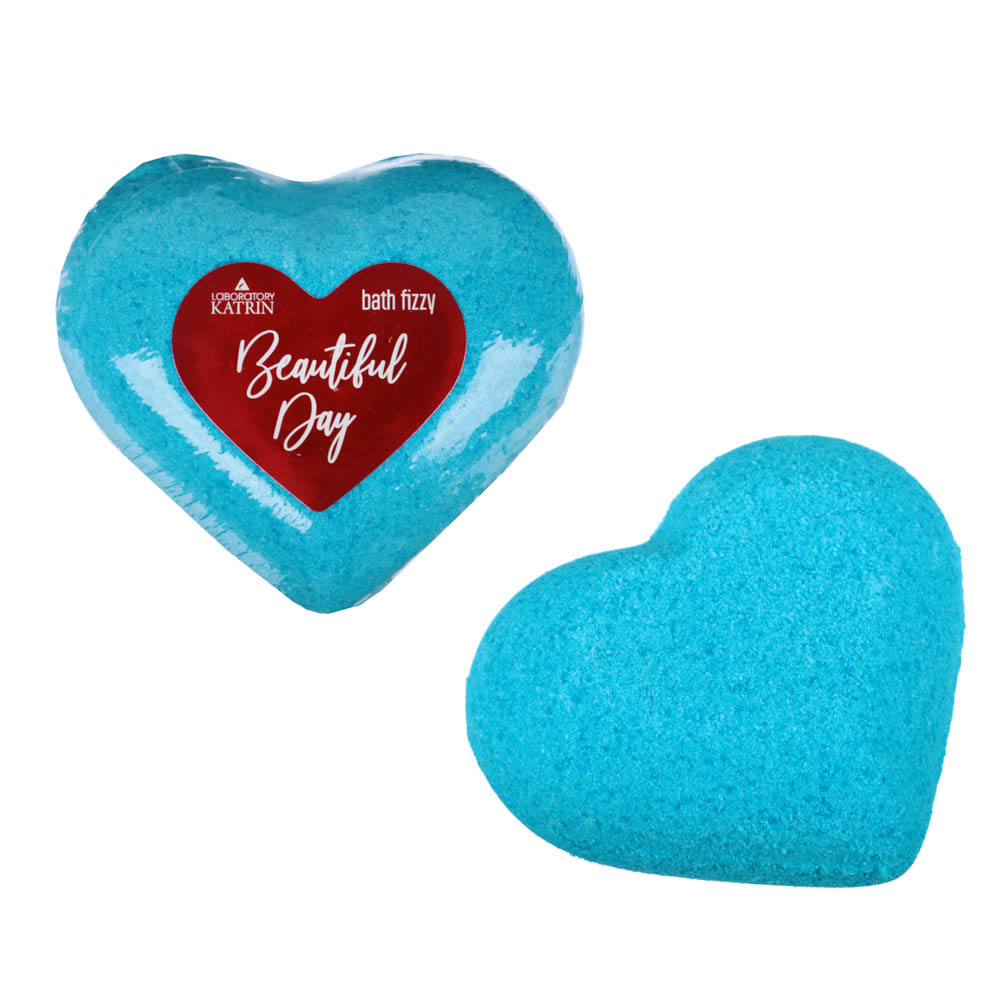 Соль для ванн шипучая With love / Beautifull day, 130г, в форме сердца, арт.№ 953-009