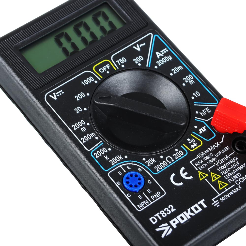 РОКОТ Мультиметр цифровой DT-832, арт.№ 660-015