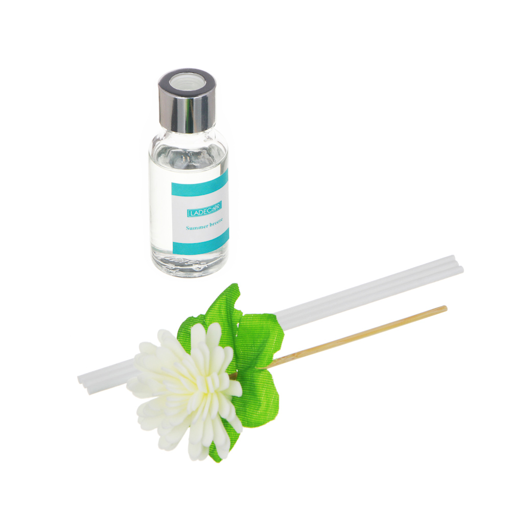 LADECOR Аромадиффузор, 20 мл. белый жасмин, цвет вишни, жасмин, персик, летний бриз, океан, арт.№ 412-216