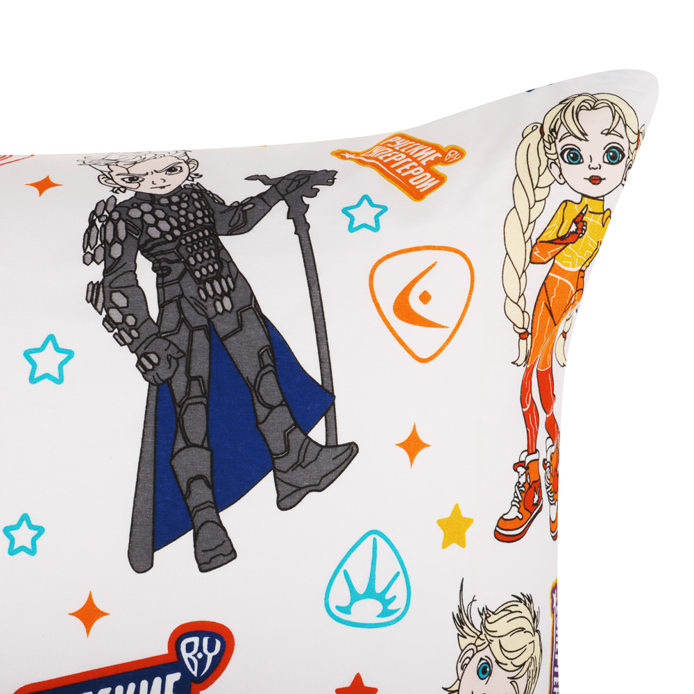 BY Русские супергерои Комплект постельного белья 1,5 (3 предмета), поплин, 100% хлопок, джуниор, арт.№ 421-514