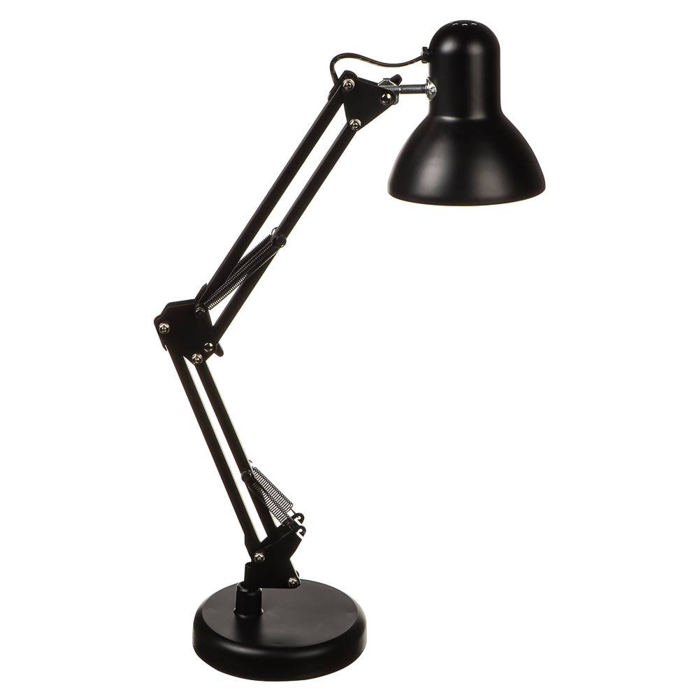 FORZA Лампа настольная, E27, 50см, 60Вт, 220В, с выкл.на шнуре, шнур 100см, металл, арт.№ 417-102