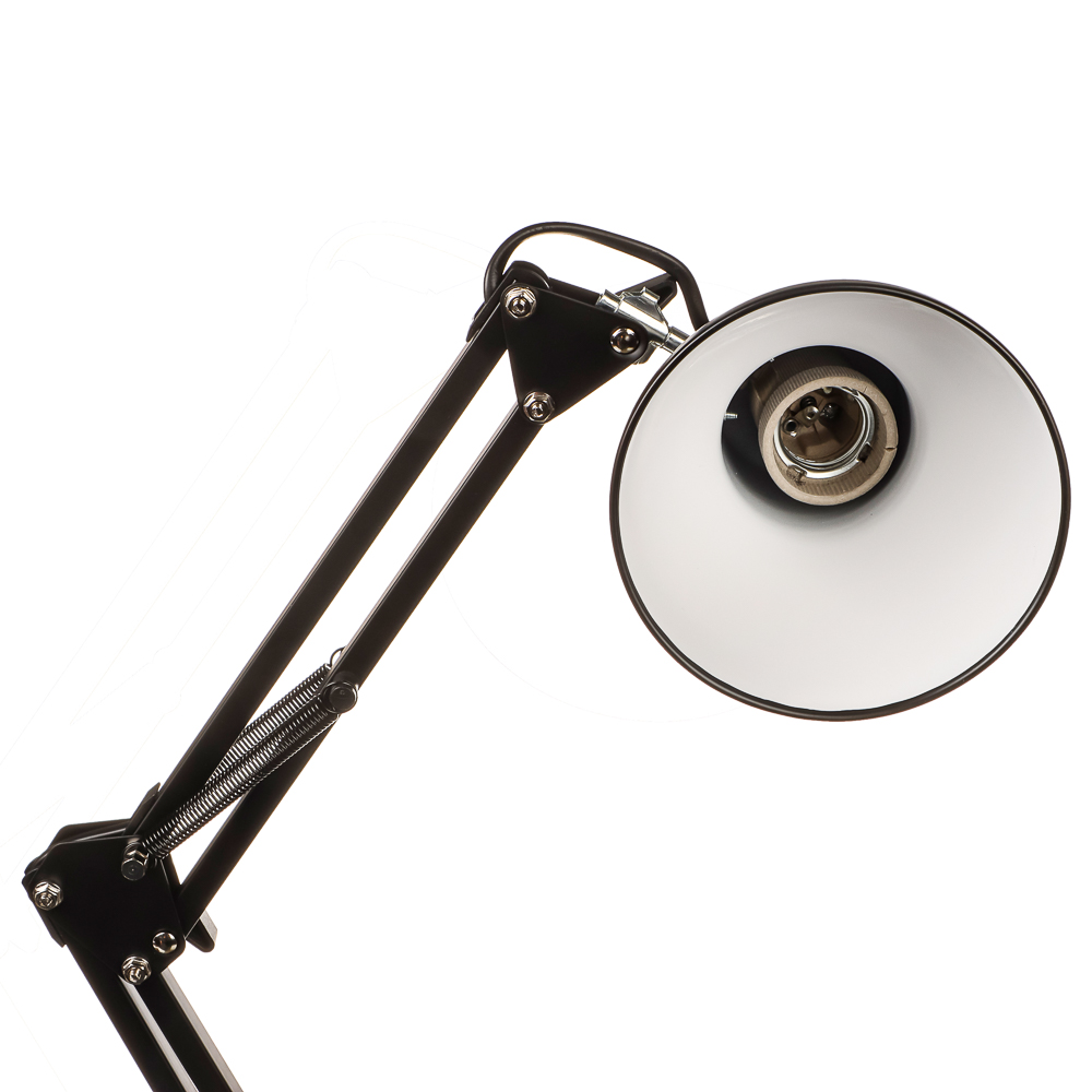 FORZA Лампа настольная, E27, 50см, 60Вт, 220В, с выкл.на шнуре, шнур 100см, металл, арт.№ 417-102