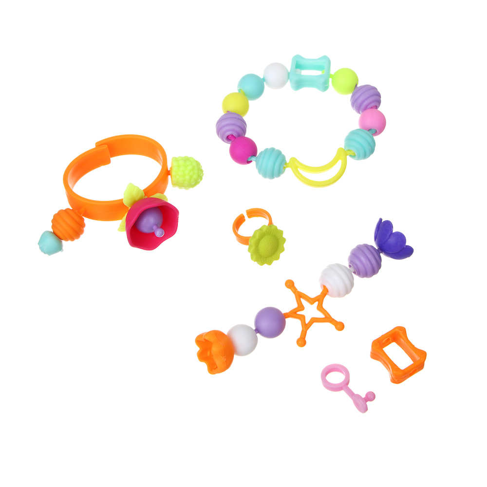 ХОББИХИТ Набор для творчества "Поделки с объемными бусинами", РР, 9х12,5х4см, 3 дизайна, арт.№ 283-213