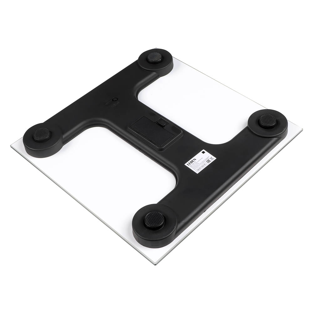 LEBEN Весы напольные электронные "Grey", ЖК-дисплей, макс. нагр.до 180кг, арт.№ 252-101