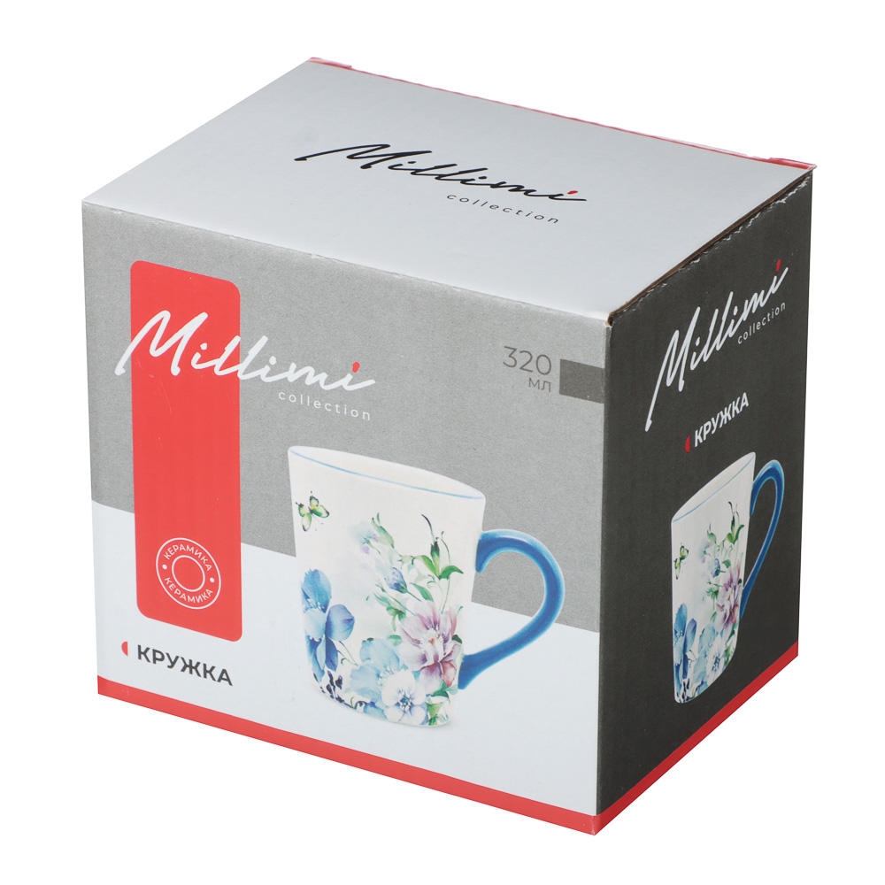 Кружка 320мл, тм MILLIMI Гарден, керамика, арт.№ 824-293