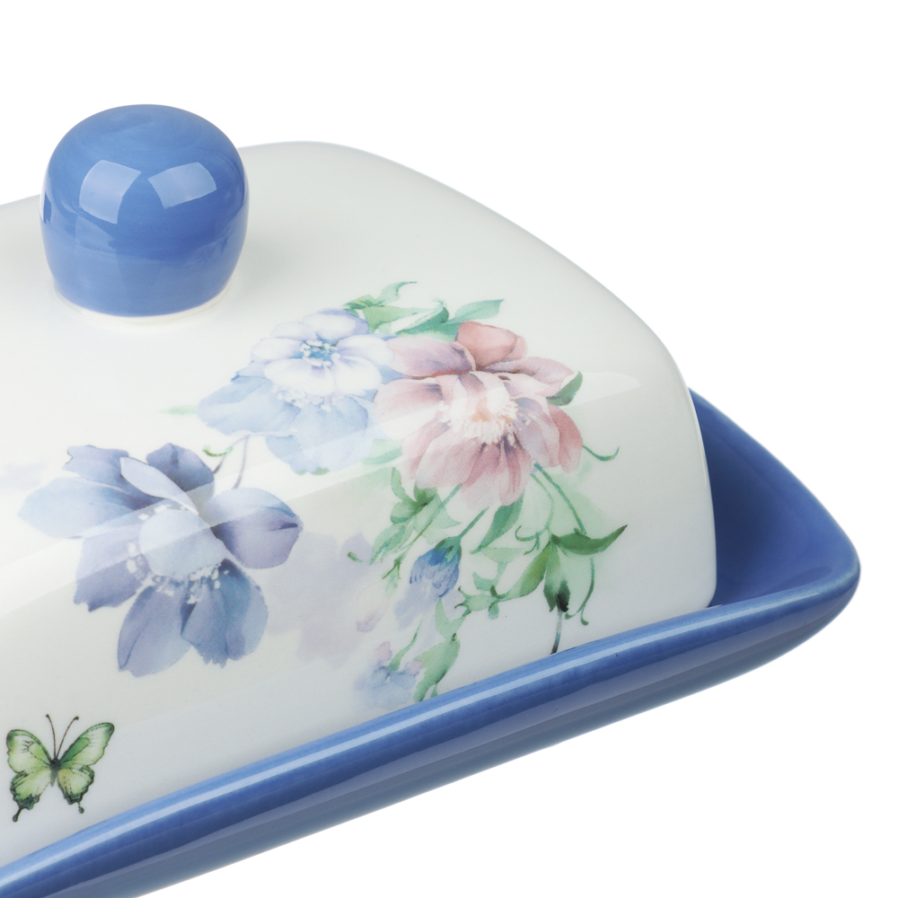 Масленка 17х12,5х8,3см, тм MILLIMI Гарден, керамика, арт.№ 824-294