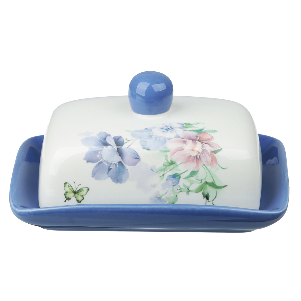 Масленка 17х12,5х8,3см, тм MILLIMI Гарден, керамика, арт.№ 824-294