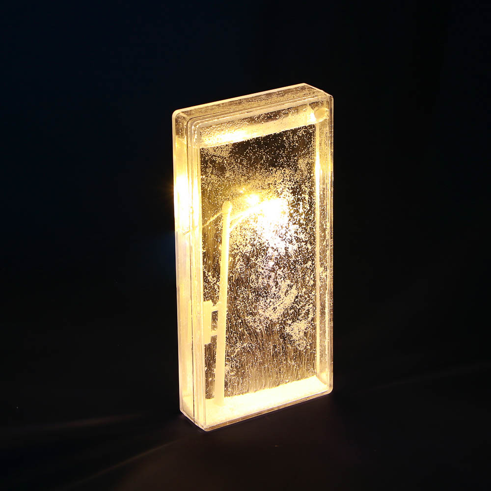 Ночник "Фонарь со снегом", 7,5х15,5х2 см, пластик, 3хLR44, арт.№ 171-024