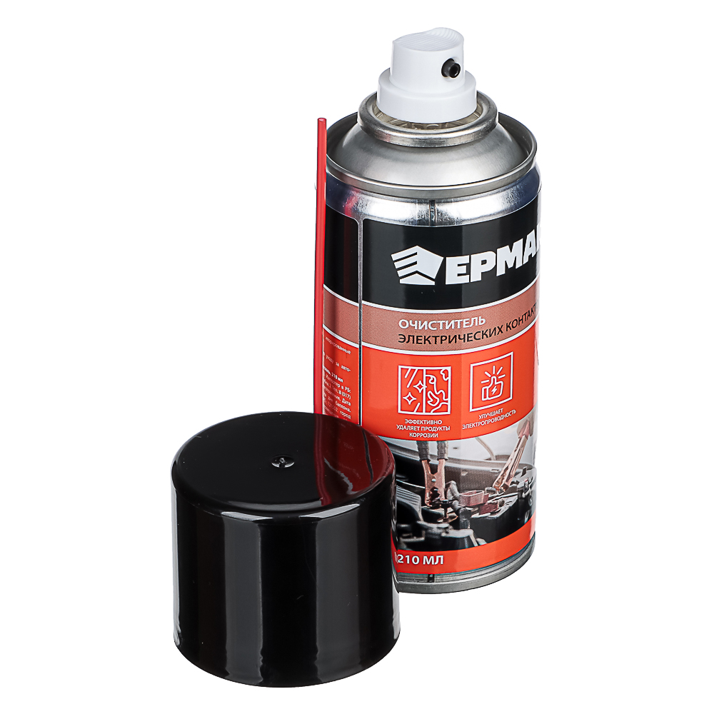 ЕРМАК Очиститель электроконтактов, аэрозоль, 210мл, арт.№ 727-069