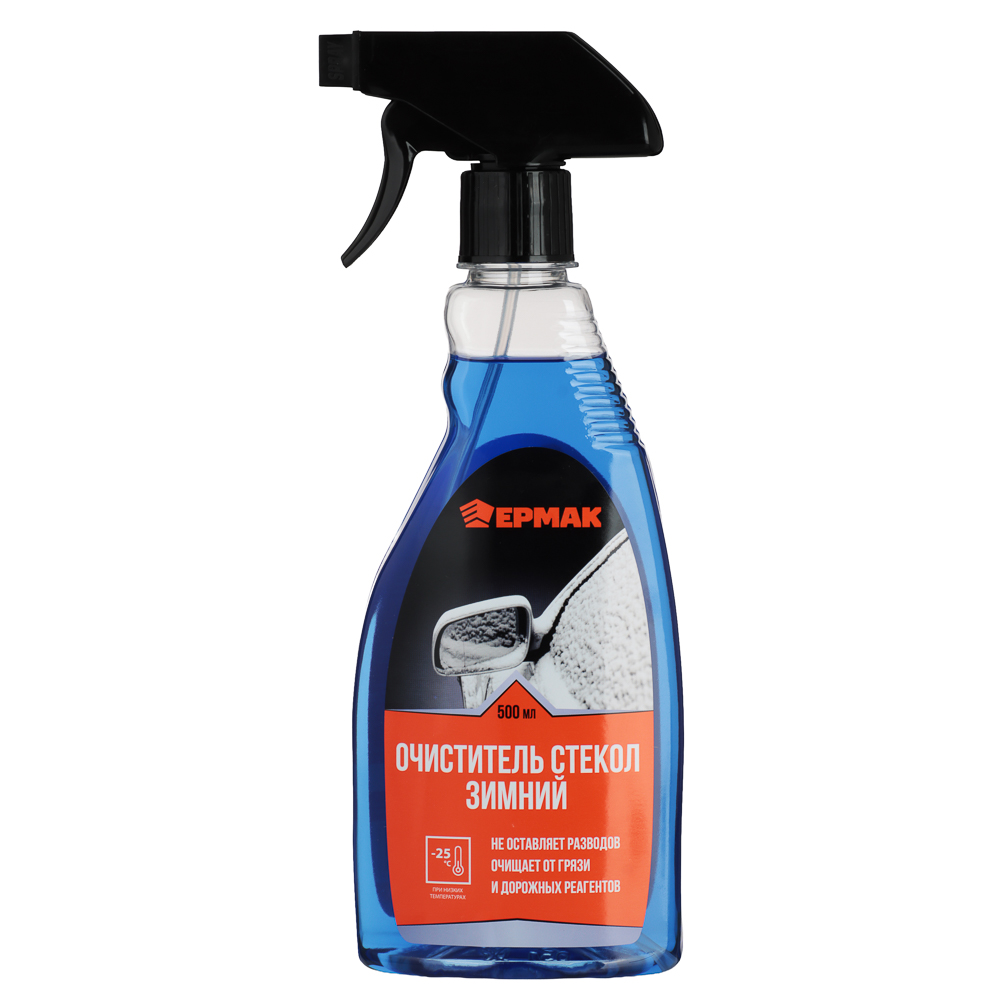 ЕРМАК Очиститель стёкол зимний, триггер, 500мл, пластик, арт.№ 727-071