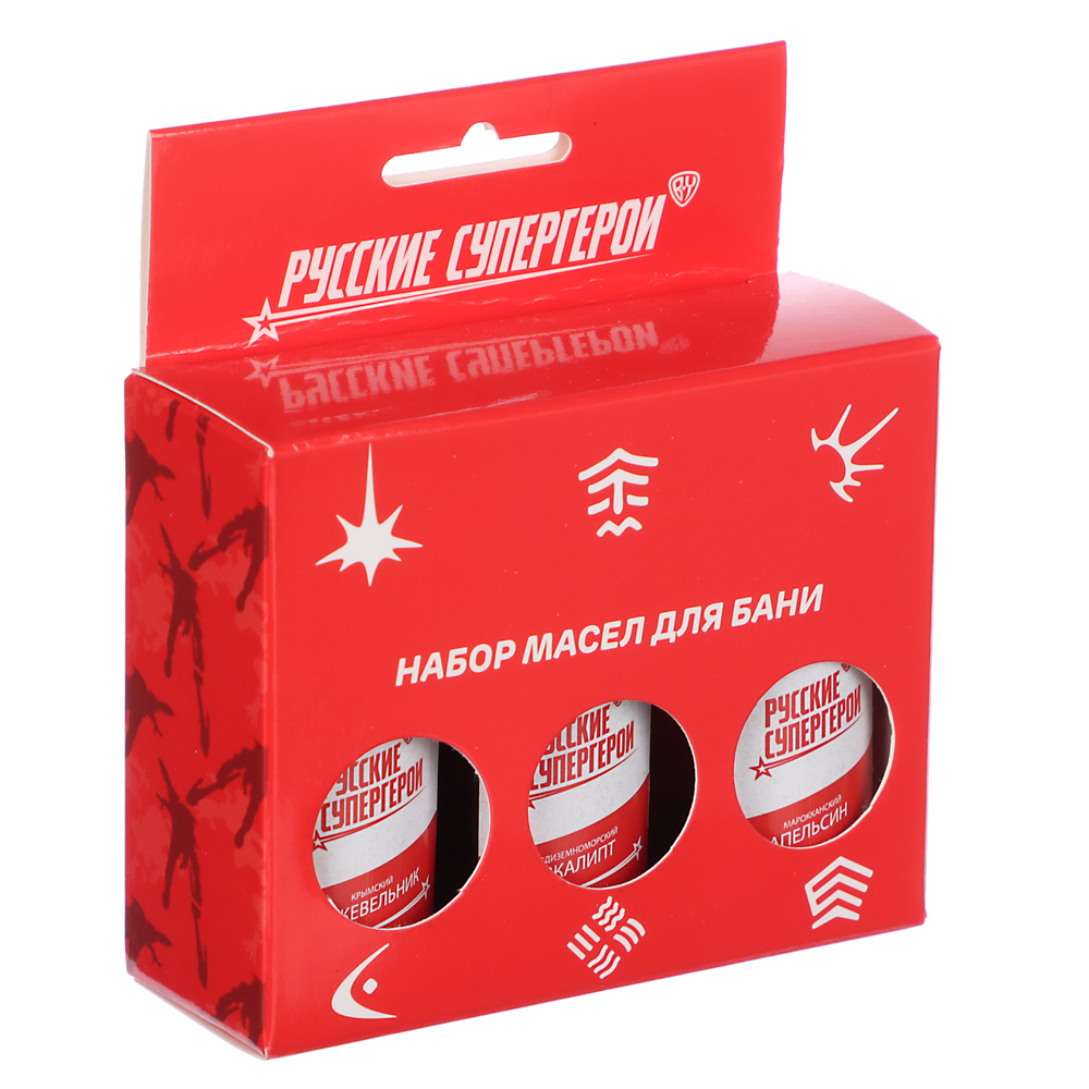BY Русские супергерои Набор масел подарочный (можжевельник, эвкалипт, марокканский апельсин), арт.№ 364-162
