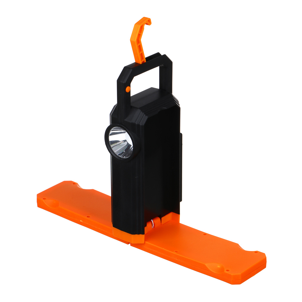 Фонарь-светильник тм ЕРМАК, 1 LED+42 SMD LED, 6 режимов, солнечная батарея, 1800мАч, 90х200х50 мм, арт.№ 225-039