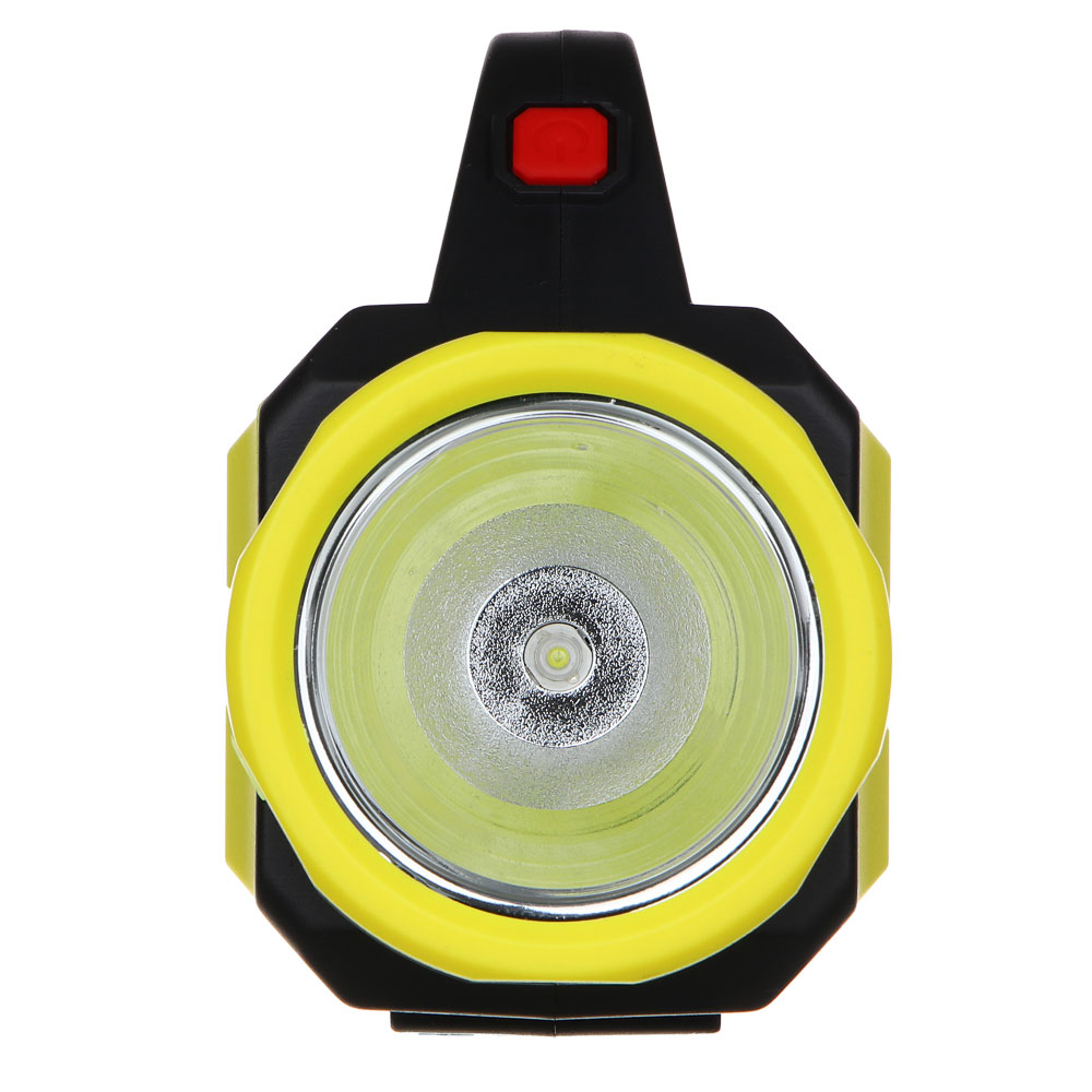 ЕРМАК Фонарь прожектор, солнечная батарея, 2COB+LED, 5 режимов, 2000мАч, 85х130х195 мм, красный свет, арт.№ 223-104