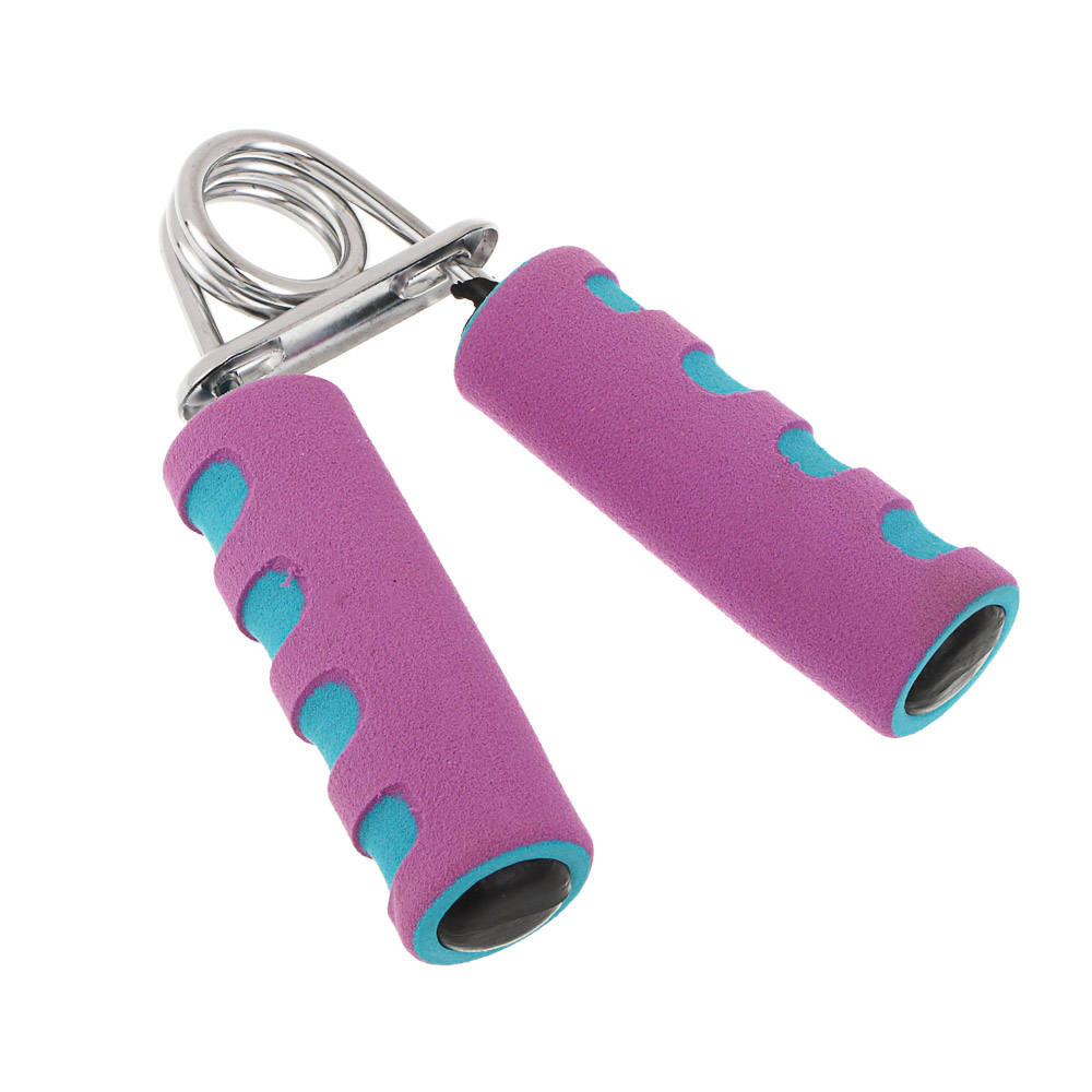 Эспандер кистевой тм BY Русские Супергерои, 10кг, 12x9,5см, металл, ПП, поролон, 2 цвета, арт.№ 197-084