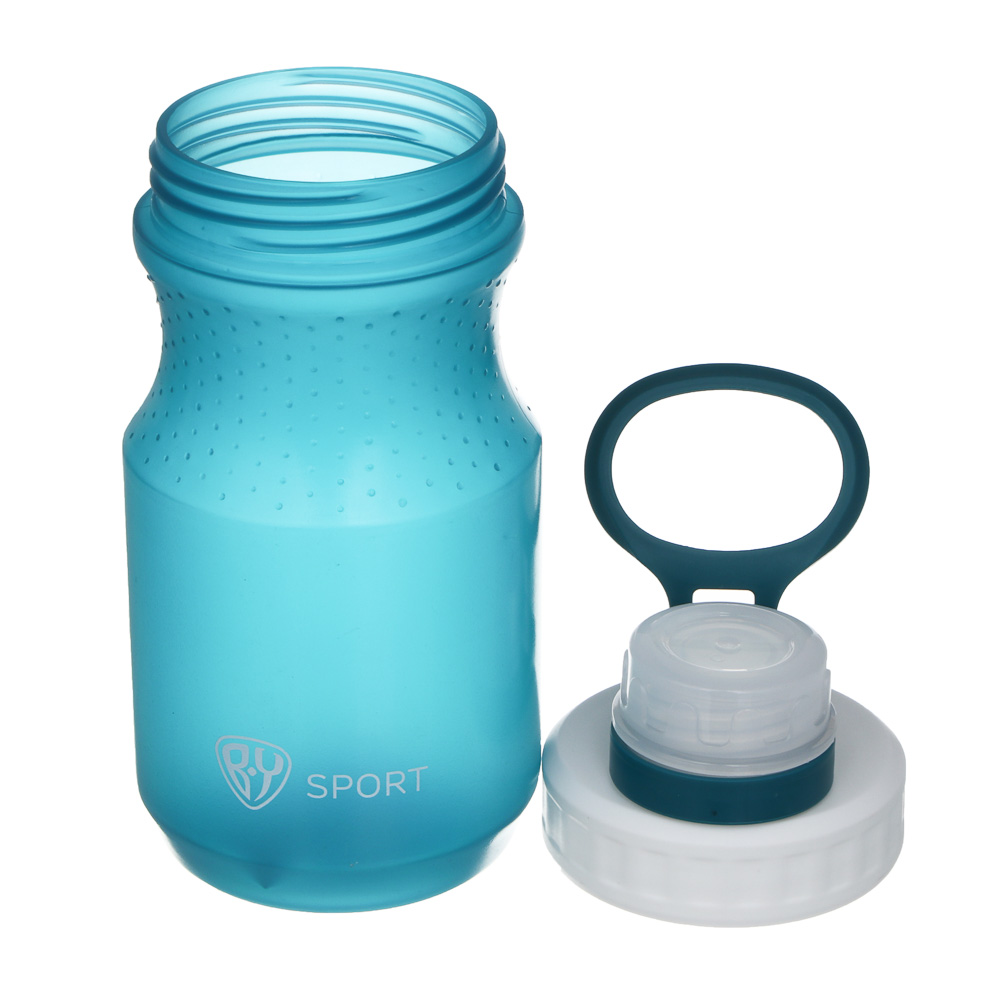 Бутылка для воды тм BY SPORT, 380мл, 15,5х6,5см, PP, 3 цвета, арт.№ 088-138