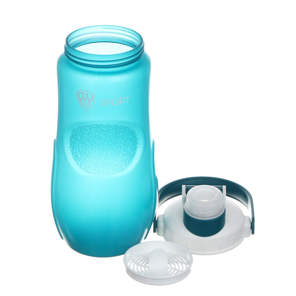 Бутылка для воды тм BY SPORT, 1000мл, 23,5х9,5см, PP, 3 цвета, арт.№ 088-139