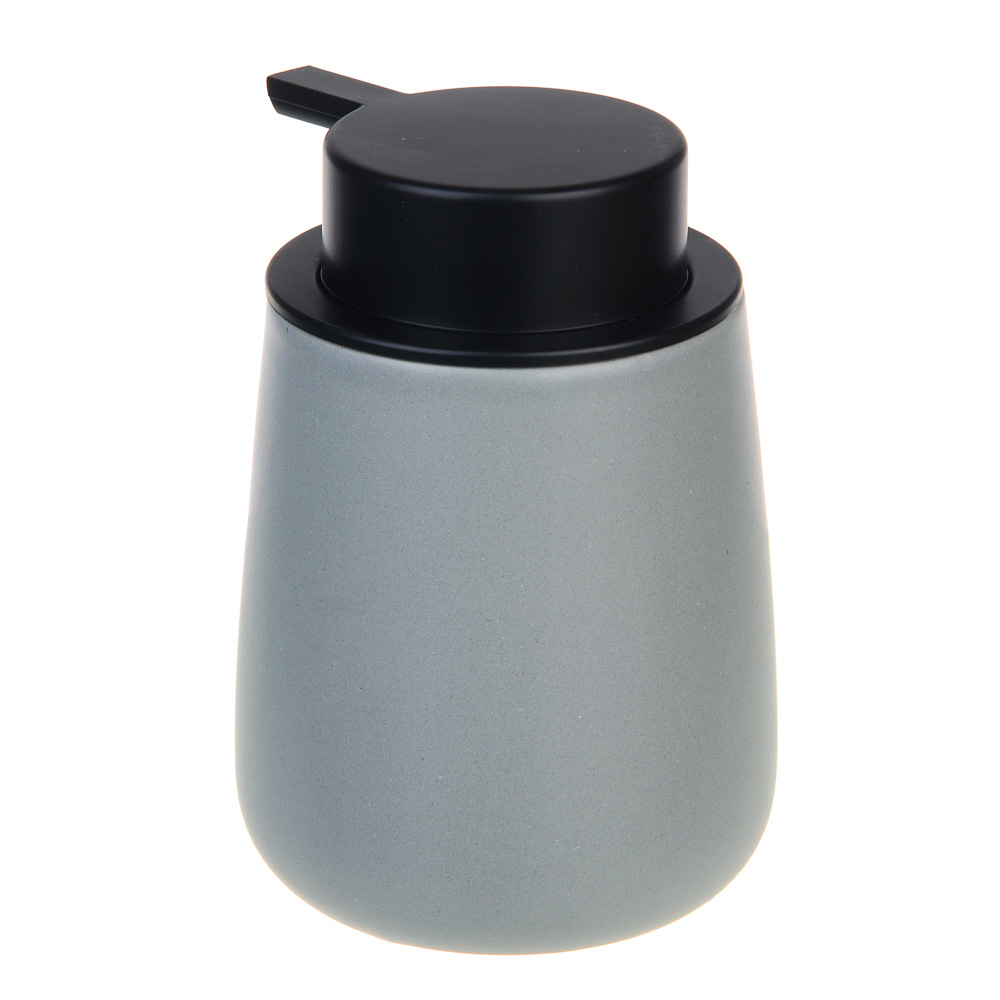 VETTA Дозатор для жидкого мыла, 320 мл, 13x9x9 см, керамика, "Космос", серый, арт.№ 478-254