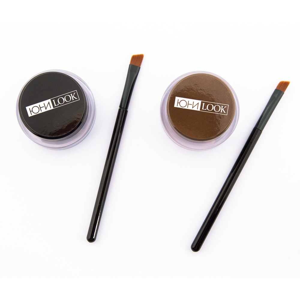 ЮНИLOOK Гелевая подводка для глаз и бровей, 3,3гр, 2 тона, ЕЛ-19, арт.№ 330-324