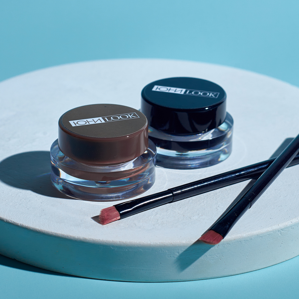 ЮНИLOOK Гелевая подводка для глаз и бровей, 3,3гр, 2 тона, ЕЛ-19, арт.№ 330-324