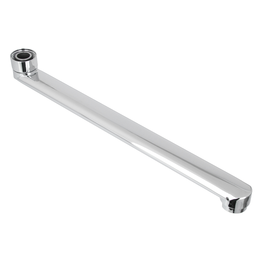 Излив смесителя для ванны, плоский прямой, 30см, нерж. сталь, арт.№ 565-007