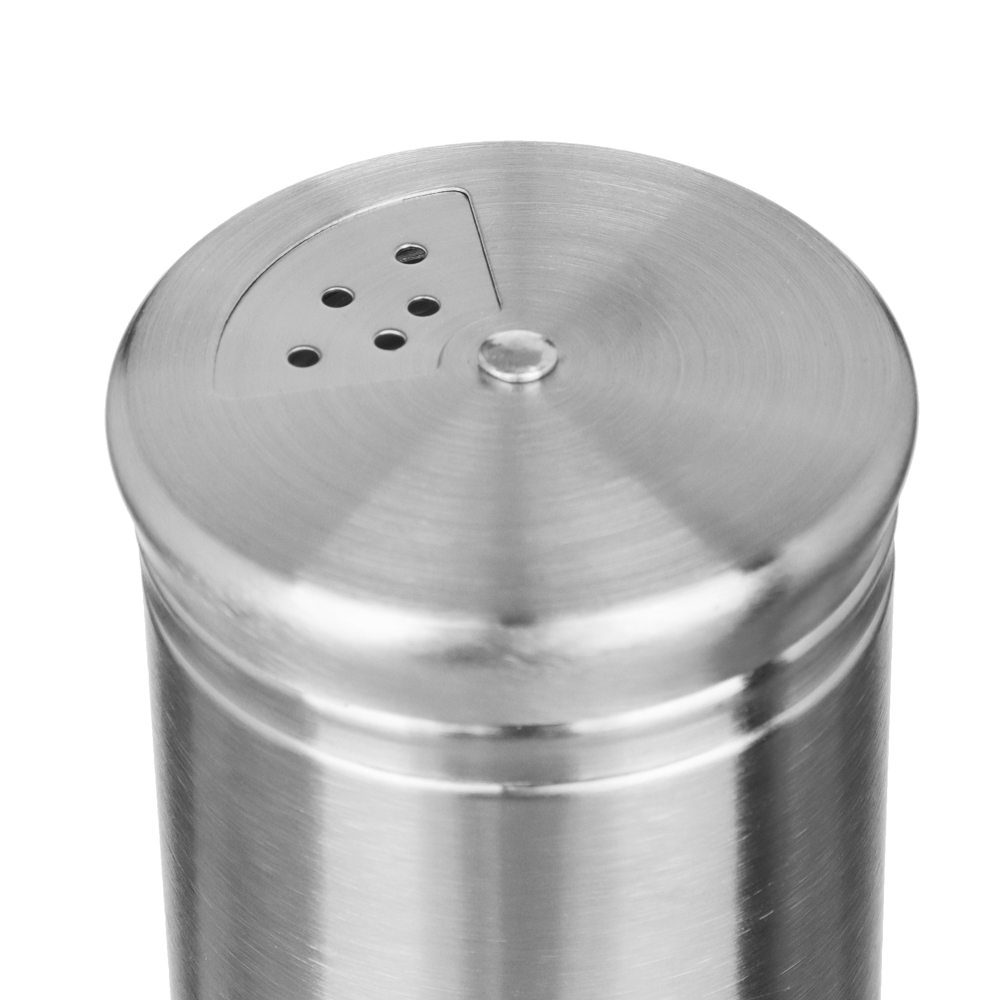 SATOSHI Набор для соли и перца 2шт. 16.6x8.5x17.5см, стекло, нерж.сталь, пластик, цвет серебро, арт.№ 828-335