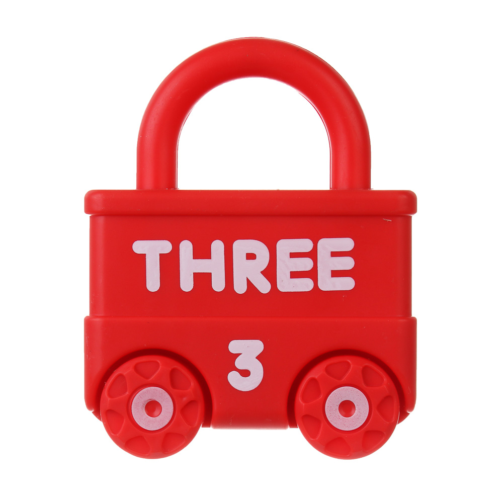 Развивающая игрушка сортер ИГРОЛЕНД "Машинка - замочек" с ключиком, PP, 9х7х3см, арт.№ 270-064