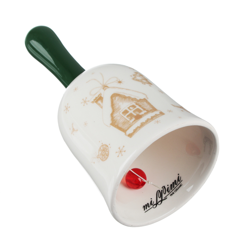 MILLIMI Пряничный домик Колокольчик декоративный 7х7х13см, керамика, арт.№ 820-133