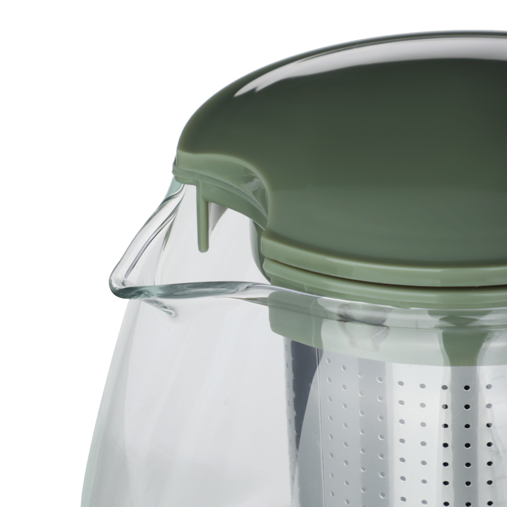 VETTA Чайник заварочный 750мл, ситечко из нержавеющей стали, стекло, полипропилен, арт.№ 850-141