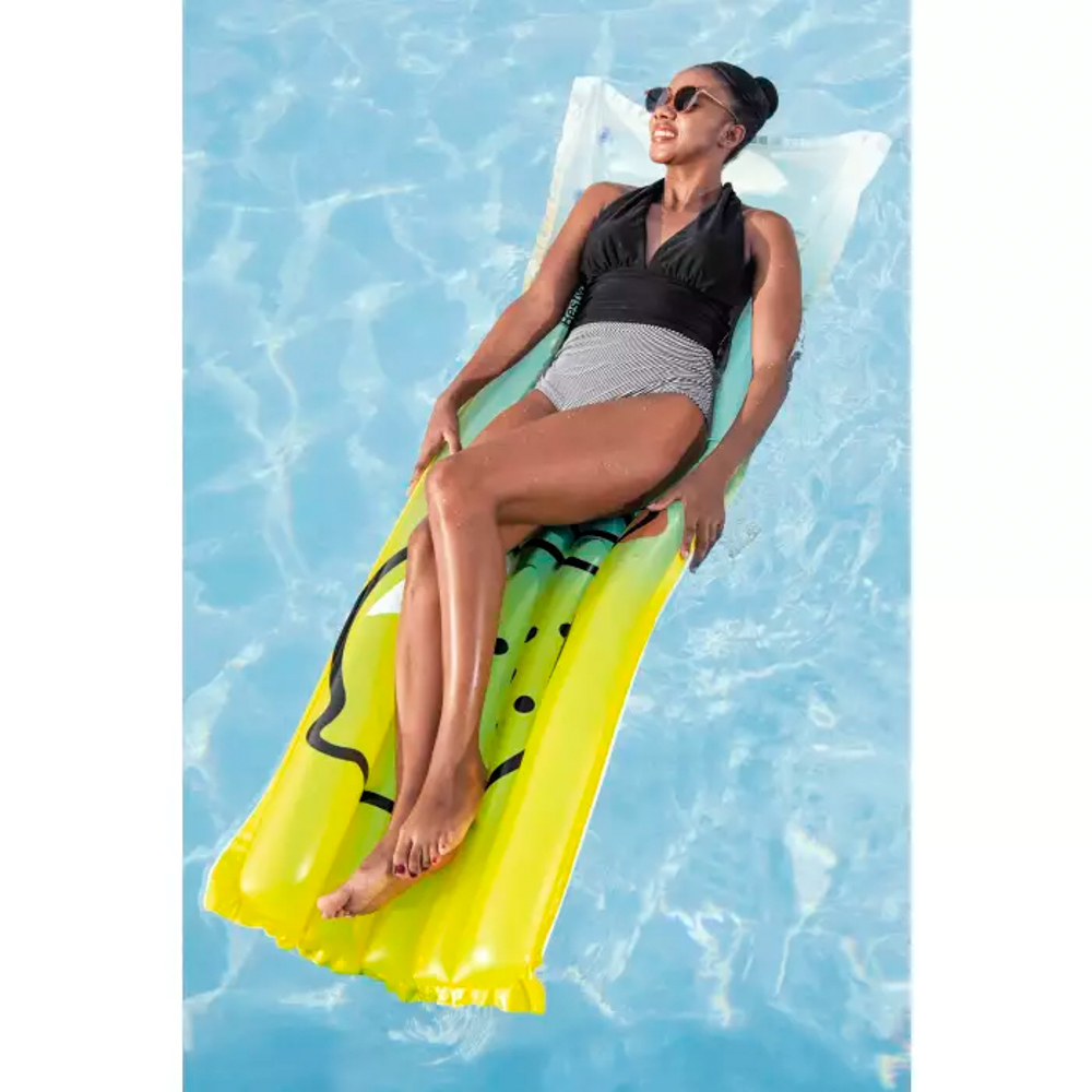 BESTWAY Надувной матрас FRESH SQUEEZED «Лимон», 183x69см, 44122, арт.№ 036-050