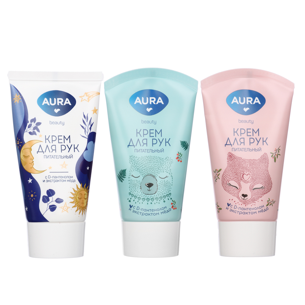 Подарочный набор женский AURA Warm Wishes:крем для рук питательный,1шт,45мл, арт.№ 937-126