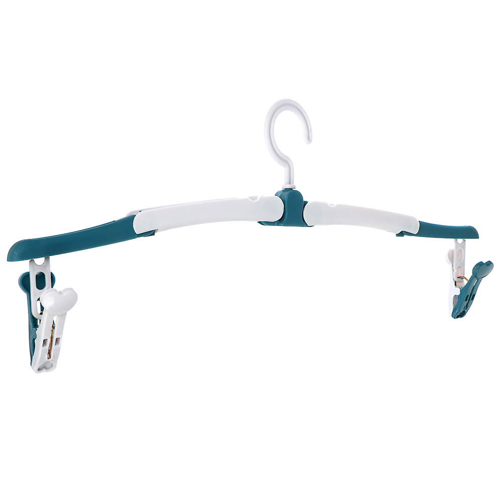 VETTA Вешалка дорожная складная с прищепками, полипропилен, 38,5х15,5см, 2 цвета, арт.№ 456-099