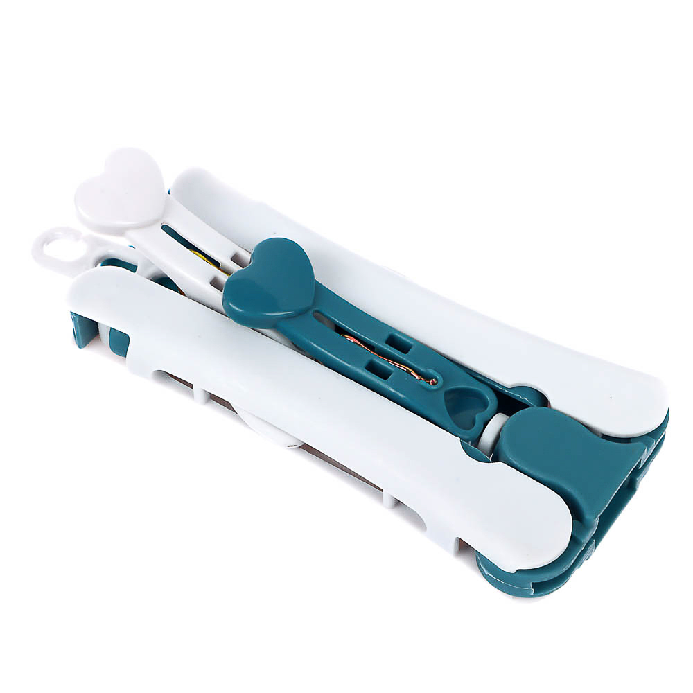 VETTA Вешалка дорожная складная с прищепками, полипропилен, 38,5х15,5см, 2 цвета, арт.№ 456-099