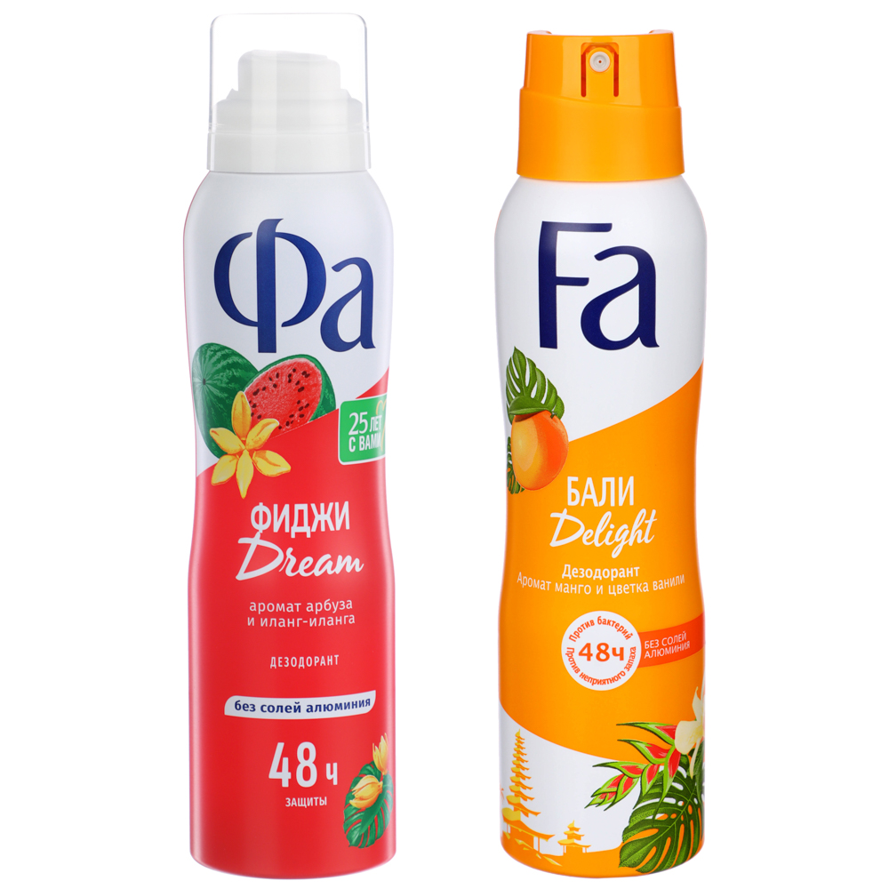 Дезодорант аэрозоль женский ФА Ритмы острова Бали, 150мл, арт.№ 976-001