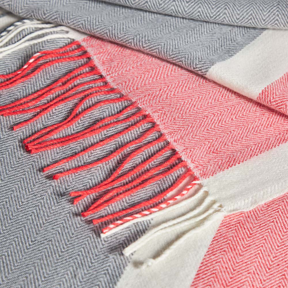 PROVANCE Маковое поле Плед в полоску 130х170см, 100% акрил, арт.№ 488-069