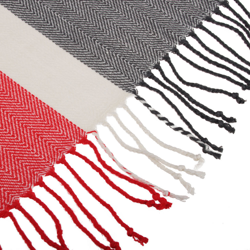 PROVANCE Маковое поле Плед в полоску 130х170см, 100% акрил, арт.№ 488-069