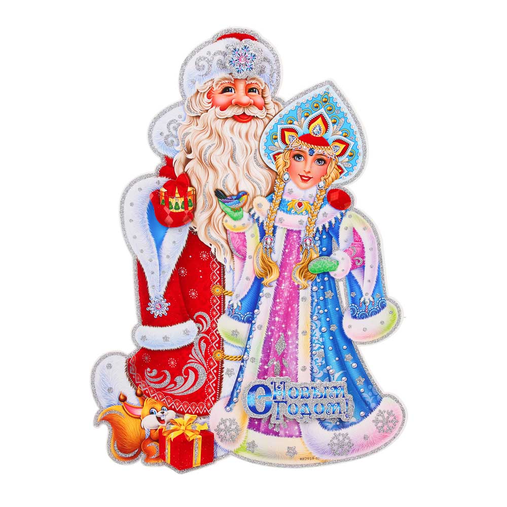 СНОУ БУМ Новогоднее панно, бумага, 2 дизайна, арт.№ 336-525