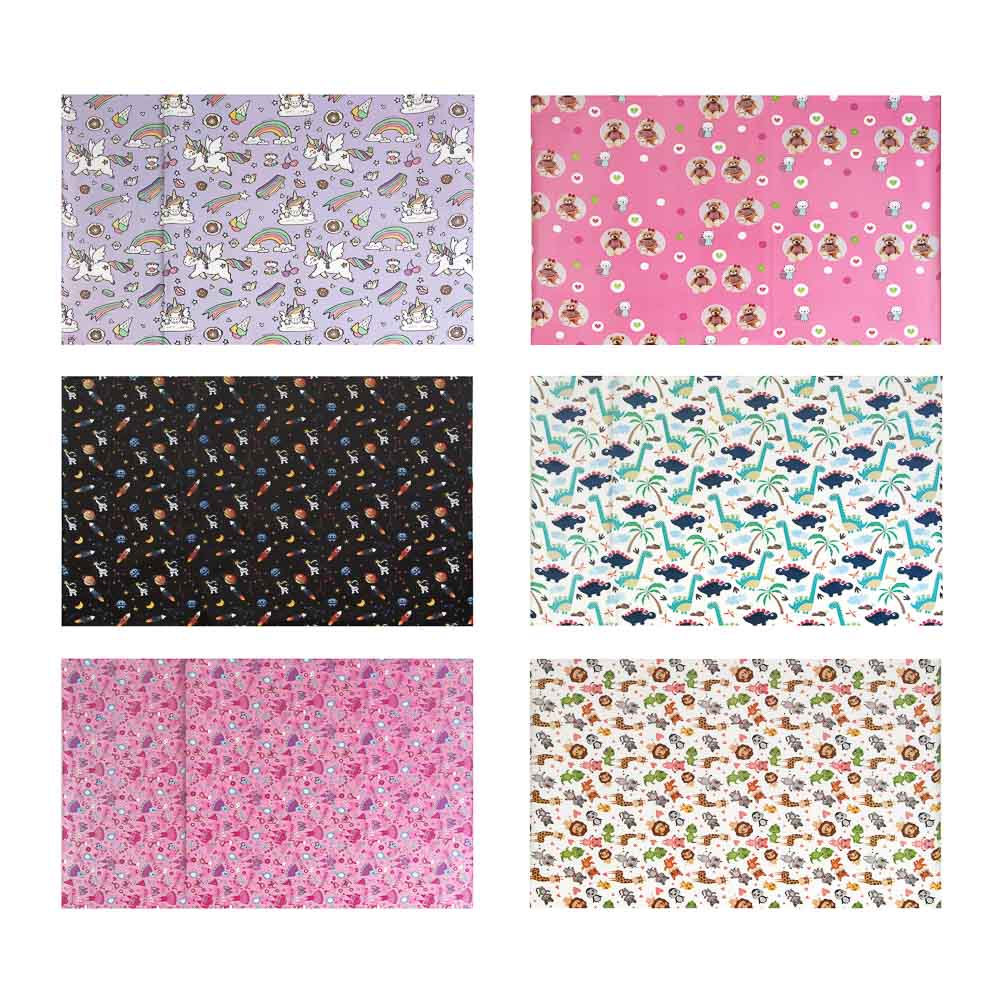 Бумага тм Fntastic подарочная, 70x100 см, 70 г односторонняя, 6 диз., арт.4, арт.№ 570-072