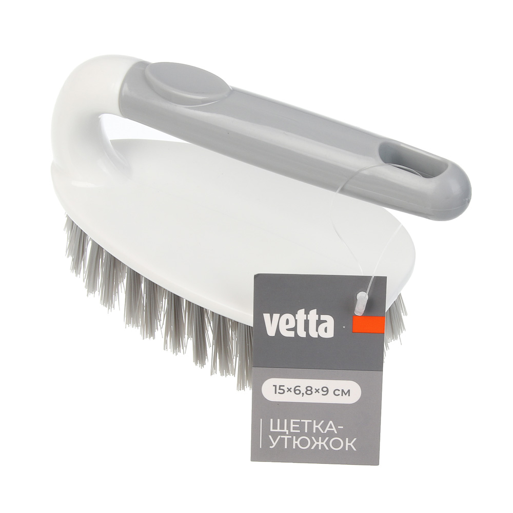 Щетка-утюжок, тм VETTA, 15х6,8х9см, анатомическая ручка, полипропилен, полиэтилентерефталат, арт.№ 441-288